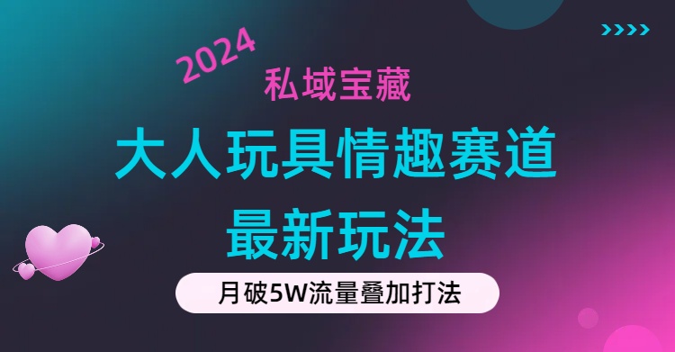 （11541期）私域宝藏：大人玩具情趣赛道合规新玩法，零投入，私域超高流量成单率高-柯南聊项目