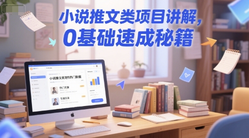 小说推文类项目讲解，0 基础速成秘籍-柯南聊项目