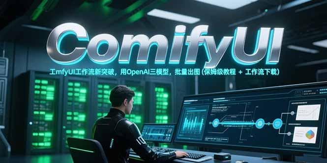 ComfyUI工作流新突破，用OpenAI三模型，批量出图(保姆级教程+工作流下载-柯南聊项目