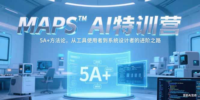 MAPSAI特训营，掌握 5A+方法论，从工具使用者到系统设计者的进阶之路-柯南聊项目