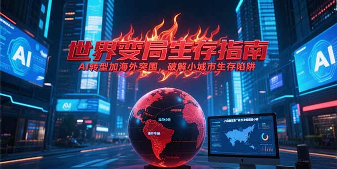 付费文章《世界变局生存指南，AI转型加海外突围，破解小城市生存陷阱》-柯南聊项目