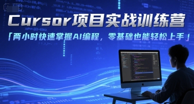 Cursor项目实战训练营，两小时快速掌握AI编程，零基础也能轻松上手-柯南聊项目