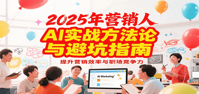 2025年营销实战方法论与避坑指南，利用AI提升营销效率与职场竞争力-柯南聊项目