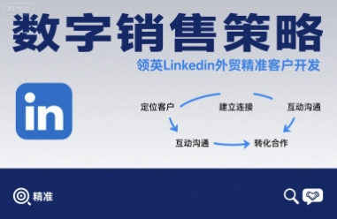 数字销售策略领英LinkedIn外贸精准客户开发-柯南聊项目