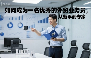 如何成为一名优秀的外贸业务员，从新手到专家-柯南聊项目