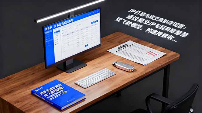 IP打造与成交高手变现营:通过商业IP+经典智慧双飞轮模型 构建持续收钱系统-柯南聊项目