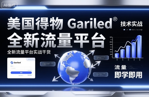 美国得物Gariled技术实战，全新流量平台实战干货，即学即用-柯南聊项目