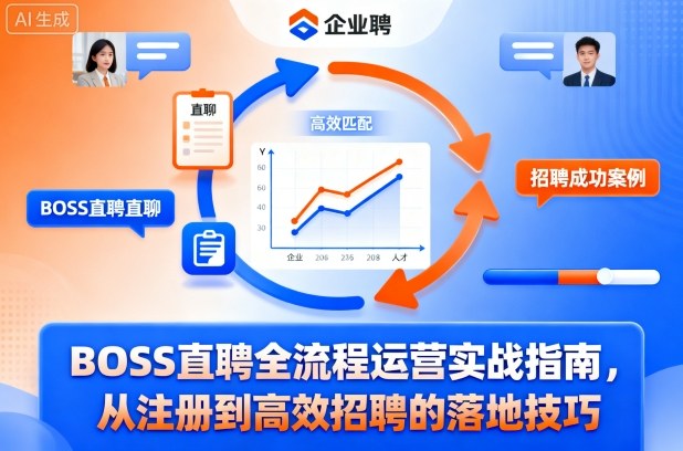 BOSS直聘全流程运营实战指南，从注册到高效招聘的落地技巧-柯南聊项目