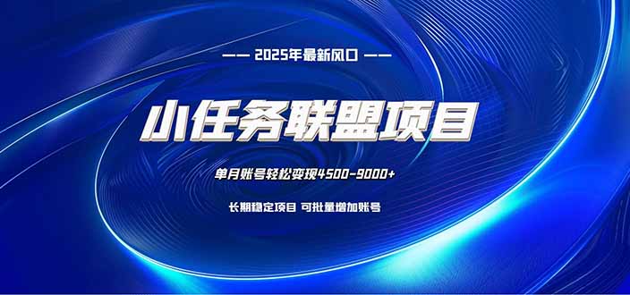 小任务联盟项目：一台电脑每天只需10分钟，轻松简单稳定-柯南聊项目