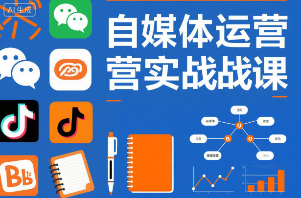自媒体运营实战课，掌握一套系统的自媒体运营底层方法论，成为优秀的内容创作者-柯南聊项目