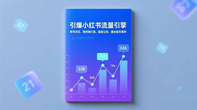 引爆小红书流量引擎，账号定位、视觉锤打造、底层认知，撬动首页推荐-柯南聊项目