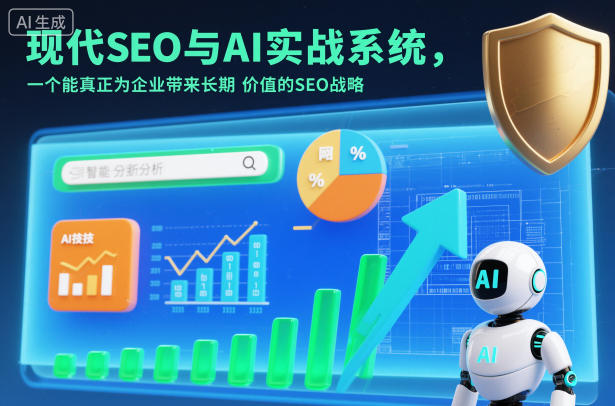 现代SEO与AI实战系统，一个能真正为企业带来长期价值的SEO战略(英语+中文字幕)-柯南聊项目