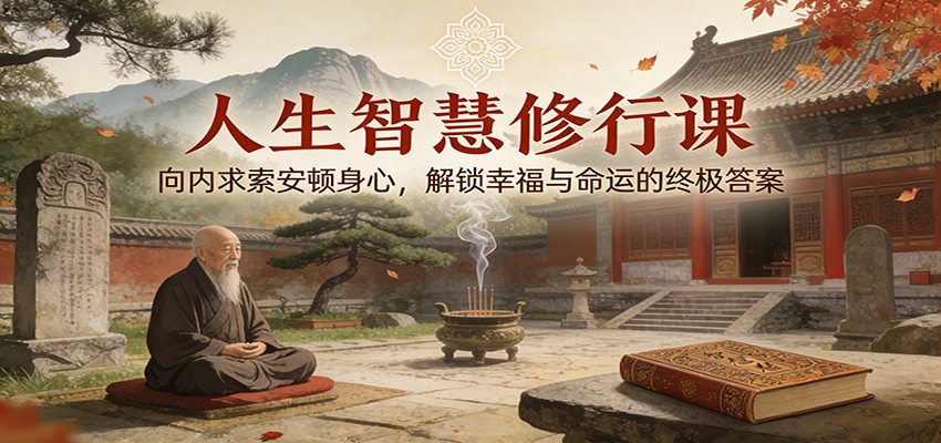 人生智慧修行课：向内求索安顿身心，解锁幸福与命运的终极答案-柯南聊项目