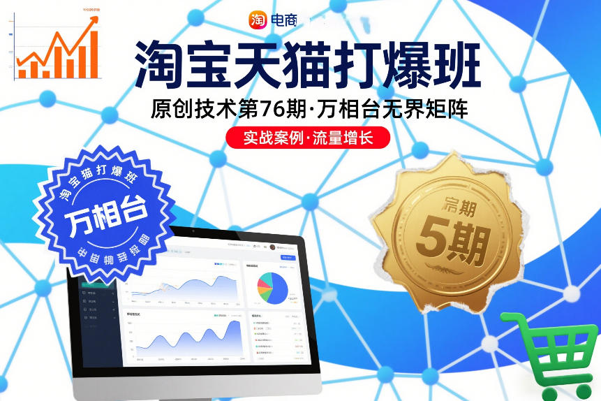 淘宝天猫打爆班原创技术第76期，万相台无界矩阵-柯南聊项目