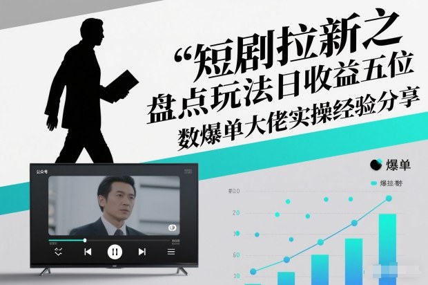 短剧拉新之盘点玩法日收益五位数爆单大佬实操经验分享-柯南聊项目