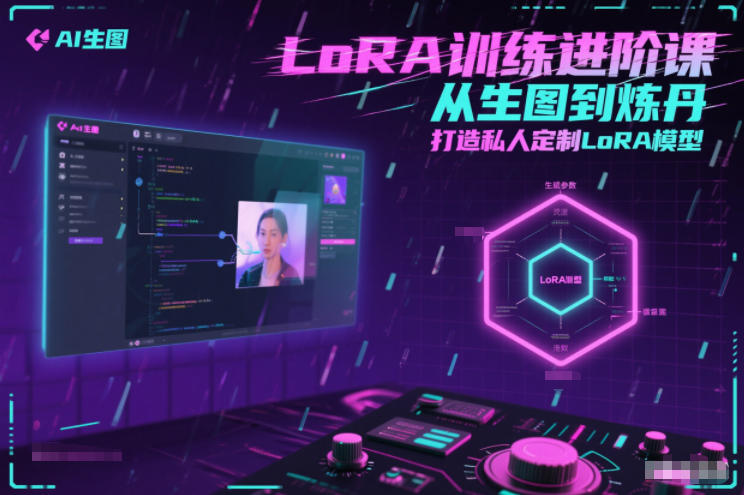 LoRA训练进阶课，从生图到炼丹，打造私人定制LoRA模型-柯南聊项目