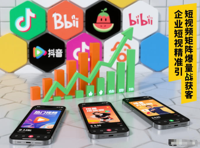 企业短视频精准引流矩阵获客，短视频矩阵爆量战法-柯南聊项目