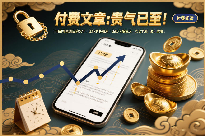 付费文章：贵气已至！用最朴素直白的文字，让你清楚知道，该如何接住这一次时代的泼天富贵-柯南聊项目