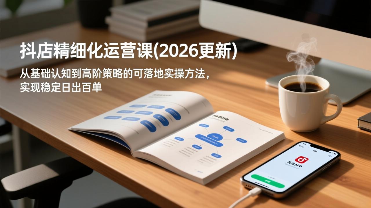 抖店精细化运营课(2026更新-柯南聊项目