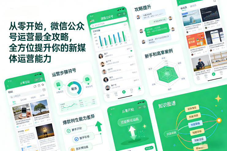 从零开始，微信公众号运营最全攻略，全方位提升你的新媒体运营能力-柯南聊项目
