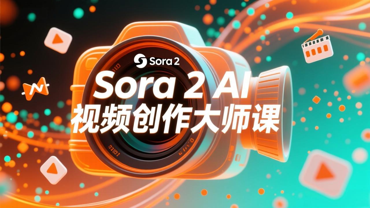 如何利用Sora 2创建流行AI人工智能视频大师班教程：掌握创作全流程，产出百万播放内容-柯南聊项目