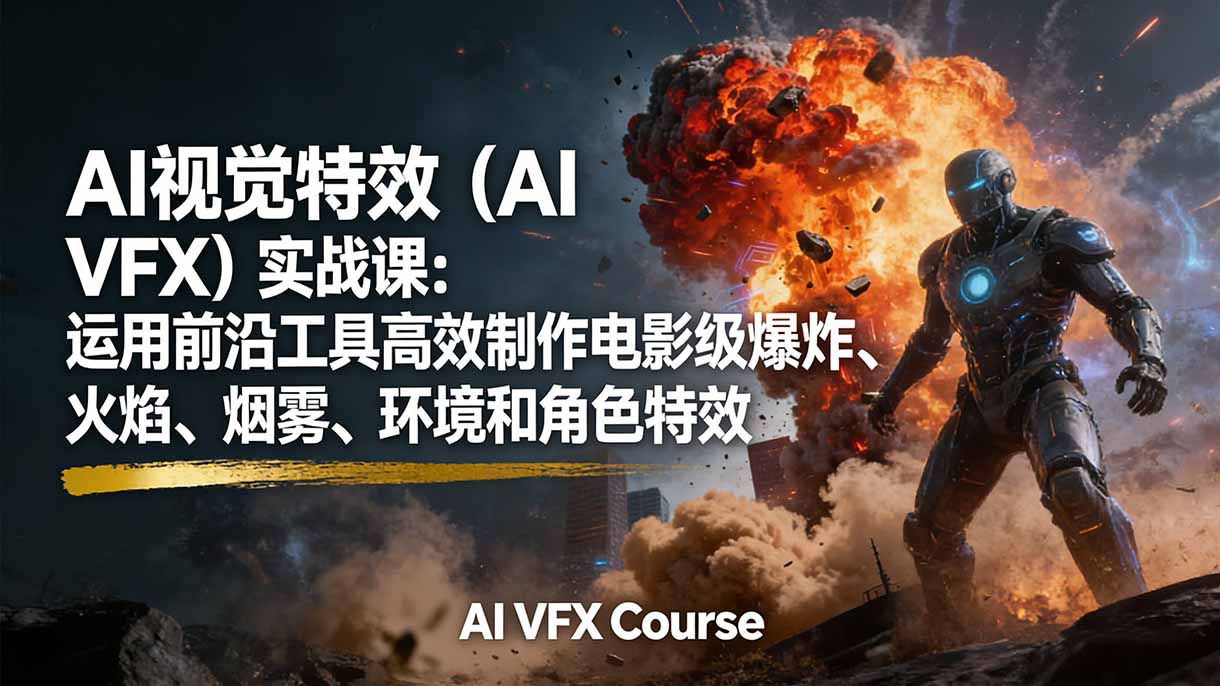AI视觉特效(AI VFX-柯南聊项目