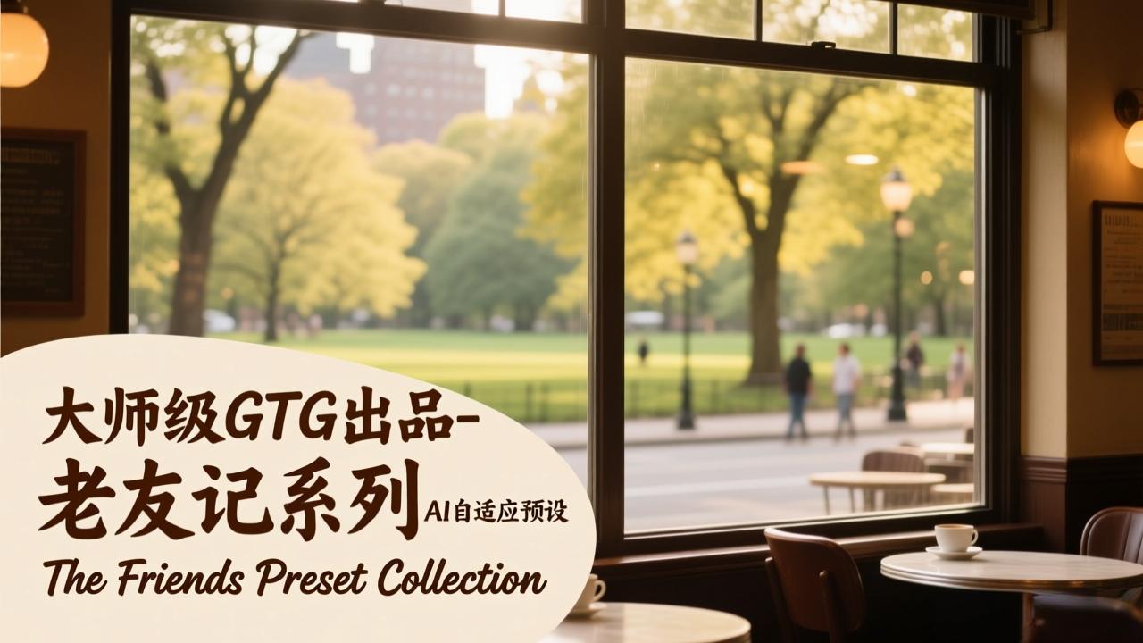 大师级GTG出品-老友记系列AI自适应预设The Friends Preset Collection-柯南聊项目