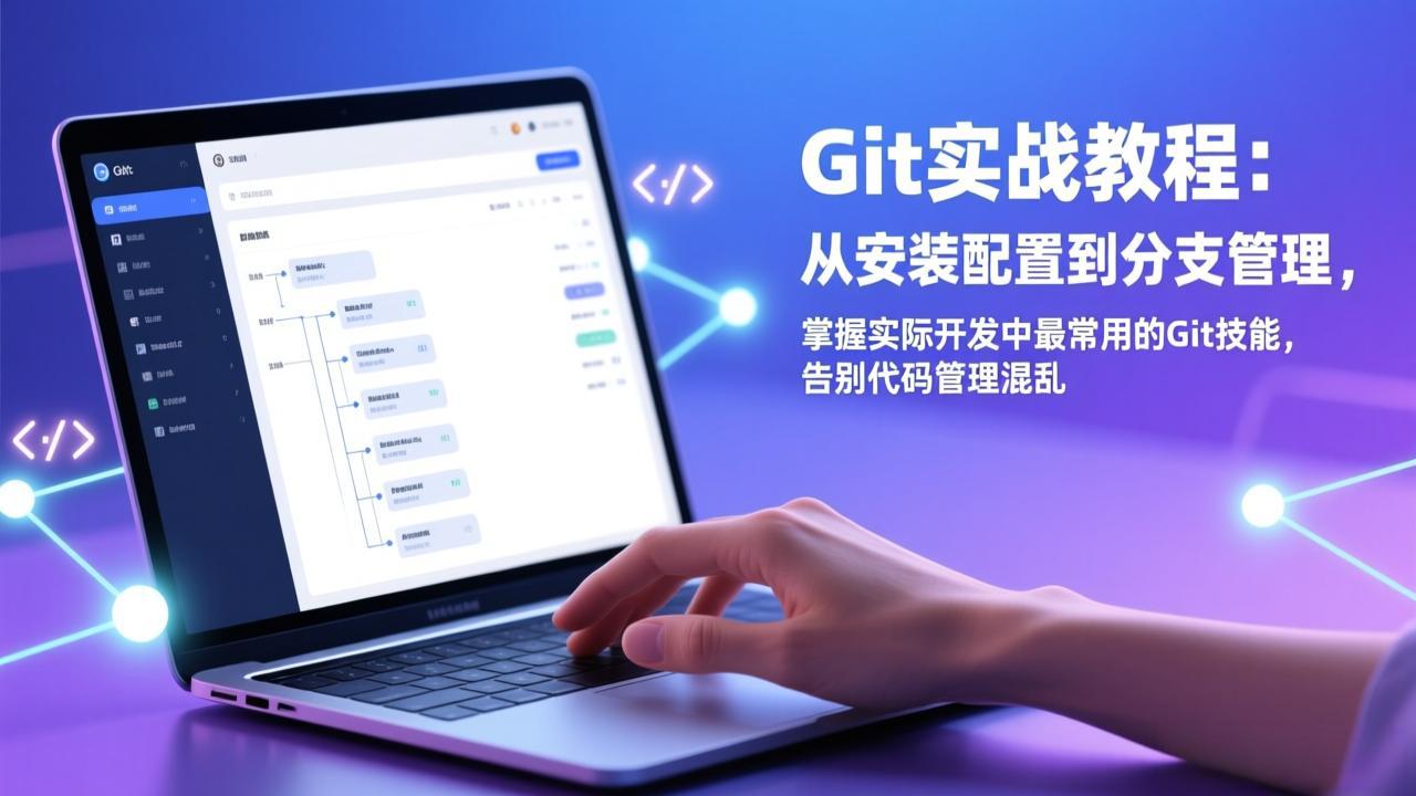 Git实战教程：从安装配置到分支管理，掌握实际开发中最常用的Git技能，告别代码管理混乱-柯南聊项目