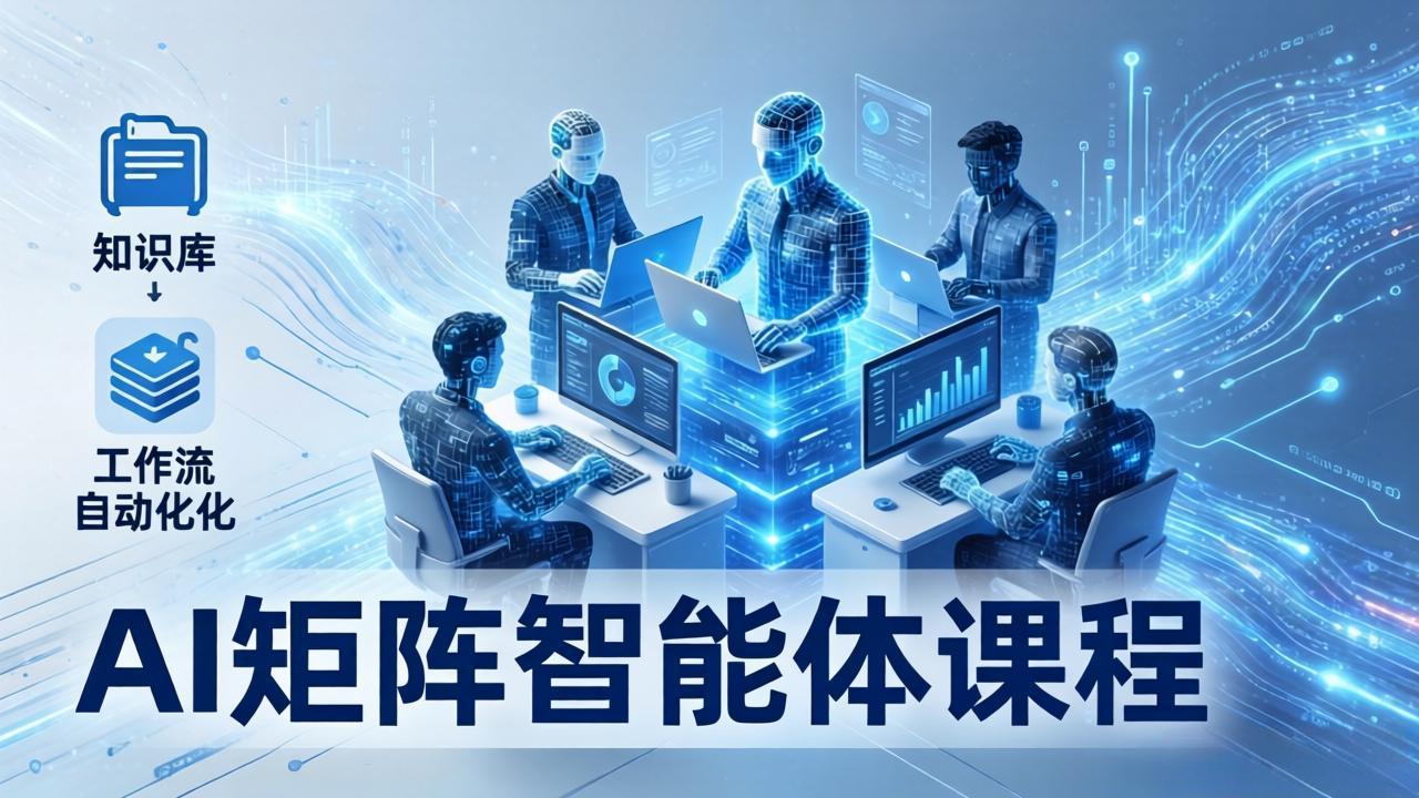 AI矩阵智能体实战：100个数字员工批量生产内容，文本知识库+工作流自动化全搞定-柯南聊项目