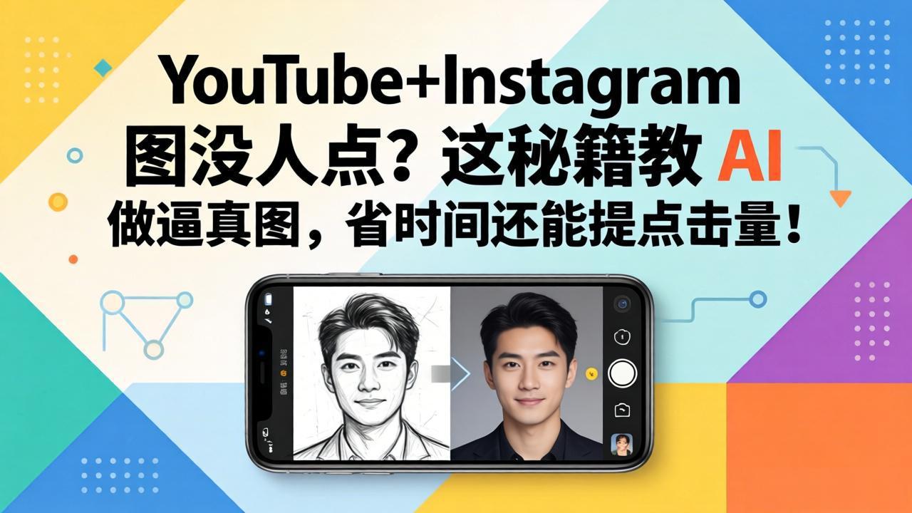 YouTube+Instagram图没人点？这秘籍教 AI 做逼真图，省时间还能提点击量-柯南聊项目