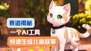 利用AI工具一分钟制作原创视频，多种变现方式，复制粘贴月入2w+！-柯南聊项目