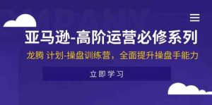 亚马逊高阶运营必修系列,龙腾计划-操盘训练营,全面提升操盘手能力-柯南聊项目