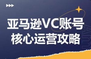 亚马逊VC账号核心玩法解析，实战经验拆解产品模块运营技巧，提升店铺GMV，有效提升运营利润-柯南聊项目