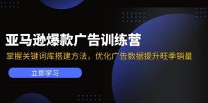 （11858期）亚马逊爆款广告训练营：掌握关键词库搭建方法，优化广告数据提升旺季销量-柯南聊项目