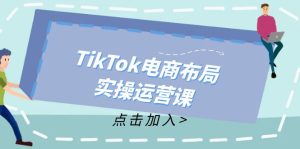 （12156期）TikTok电商布局实操运营课：从新手到精通，成为TikTok带货运营高手-柯南聊项目