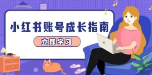 小红书账号成长指南，爆款选题+精准定位+数据分析，系统提升账号变现能力-柯南聊项目