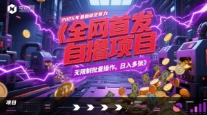 全网首发，2025年最新稳定暴力全自动自撸项目，无限制批量操作，日入多张【揭秘】-柯南聊项目