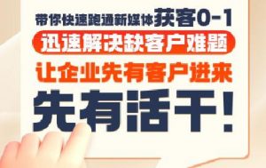 郑老师·抖音短视频广告投放获客实操营-柯南聊项目