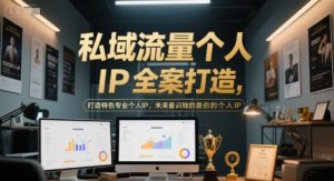 私域流量个人IP全案打造，打造特色专业个人IP，未来最值钱的是你的个人IP-柯南聊项目