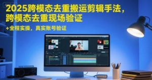 2025跨模态去重搬运剪辑手法，跨模态去重现场验证 +全程实操，真实账号验证-柯南聊项目