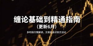 缠论基础到精通指南(更新6月-柯南聊项目