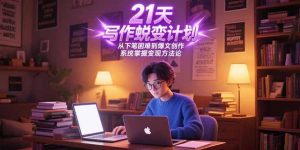 21天写作蜕变计划，从下笔困难到爆文创作，系统掌握变现方法论-柯南聊项目
