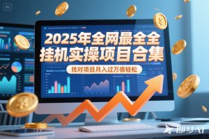 2025年挂机实操项目实操演练，挂机类型，AI直播类型，轻资产创业类型…-柯南聊项目