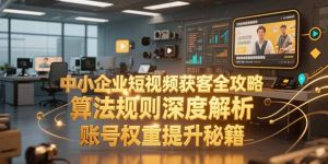 中小企业短视频获客全攻略，算法规则深度解析，账号权重提升秘籍-柯南聊项目