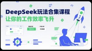 DeepSeek玩法合集课程，让你的工作效率飞升-柯南聊项目