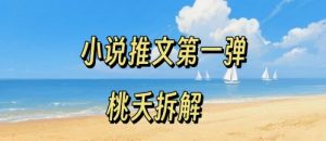 小说推文项目操作全流程第一弹，0粉就能做，门槛低非常适合新手-柯南聊项目