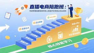 直播电商陪跑班：快速掌握直播电商的核心技能并实现就业/创业目标-柯南聊项目