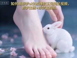 如何用即梦ai生成爆款玉足美足视频，即梦出图+即梦出视频，快速涨粉-柯南聊项目