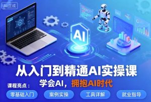 从入门到精通AI实操课,学会AI,拥抱AI时代-柯南聊项目