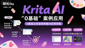 Krita AI绘画入门课,0基础从安装到案例应用krita AI使用详解-柯南聊项目
